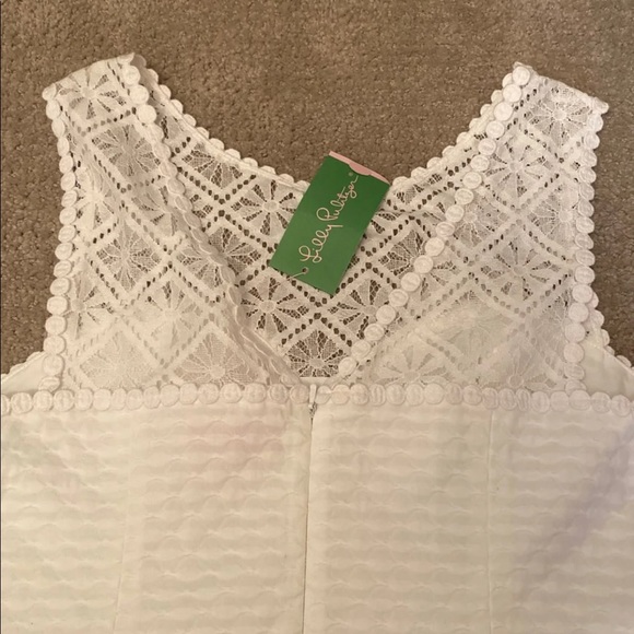 NWT White Lilly Pulitzer Shift Dress - Picture 3 of 3